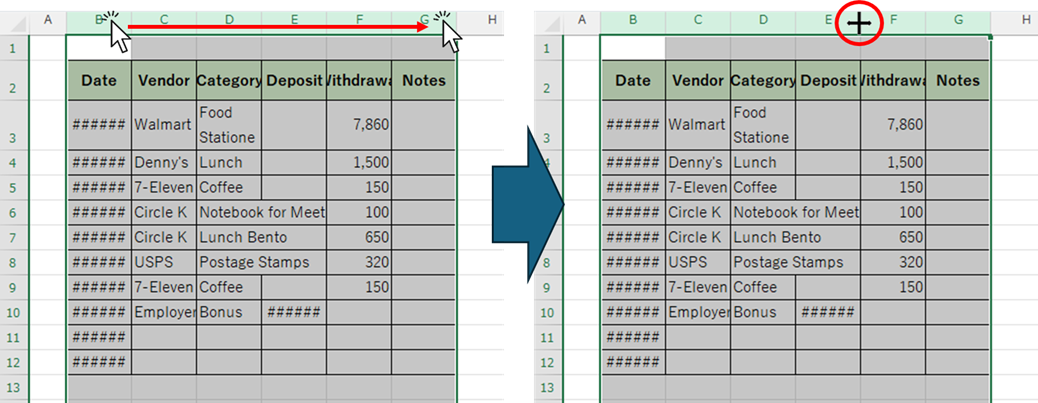 How to adjust column width automatically