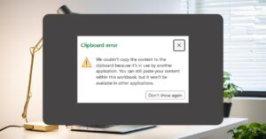 Fix Excel Clipboard Error: 'The Clipboard Cannot Be Emptied' or 'In Use ...
