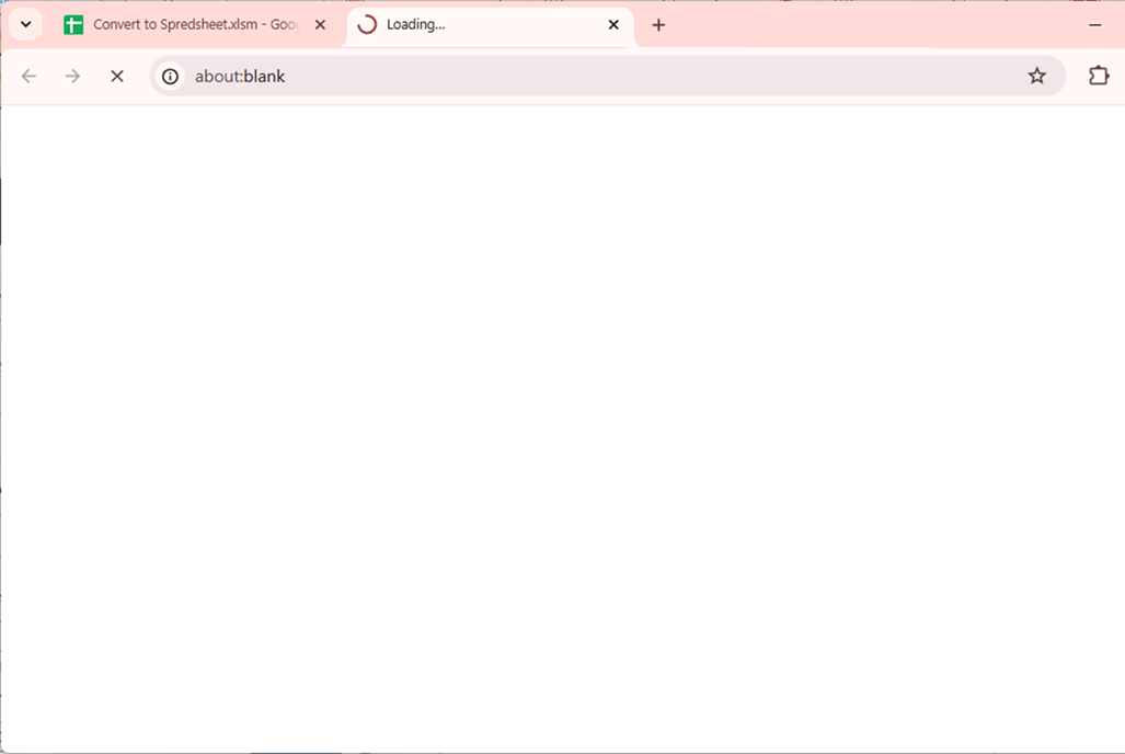 Google Spreadsheet Import Screen