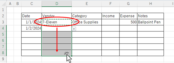 Copy format