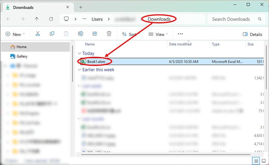 Download Excel from OneDrive