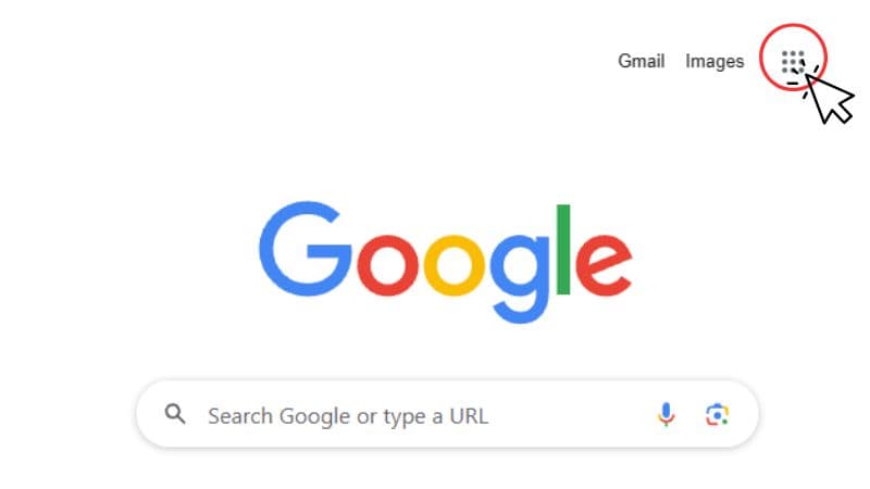 Google Search Screen