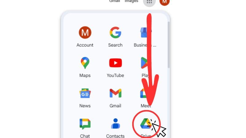 How to open Google Drive